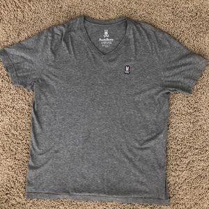 PSYCHO BUNNY Mens Large Pima Cotton V-Neck💥